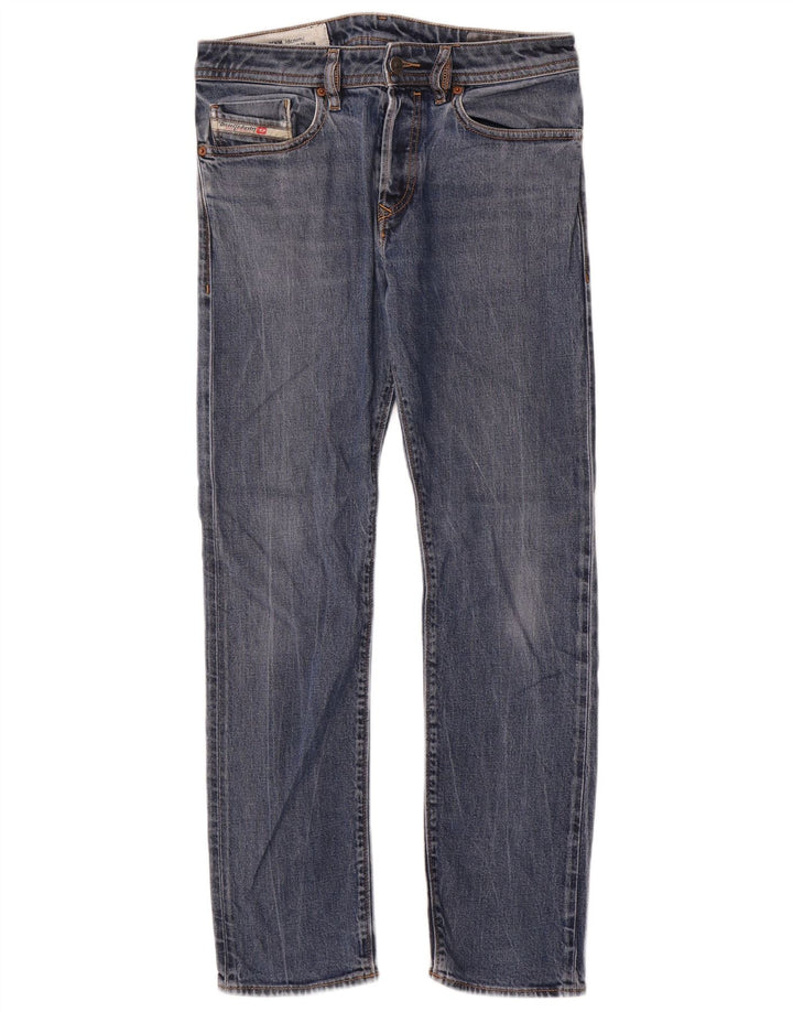 Женские узкие джинсы Diesel W30 L29 синие из лиоцелла
