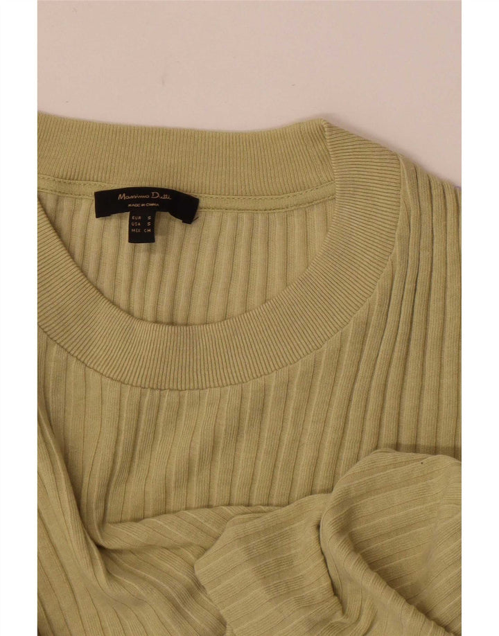 Женский топ Massimo Dutti с длинным рукавом UK 8, маленький хаки
