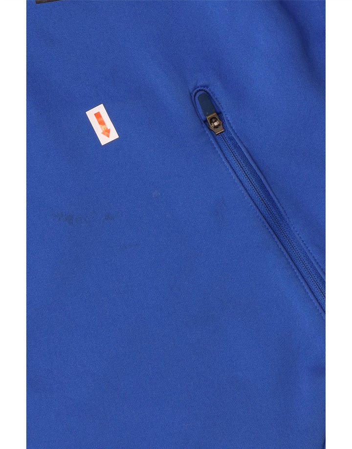 Джемпер с капюшоном NIKE для мальчиков Dri Fit с рисунком, 8–9 лет, маленький синий, полиэстер