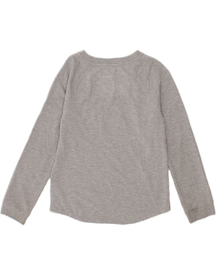 NFL Boys Graphic Top Long Sleeve 9-10 Years Medium  Grey Polyester Vintage NFL and Second-Hand NFL from Messina Hembry 