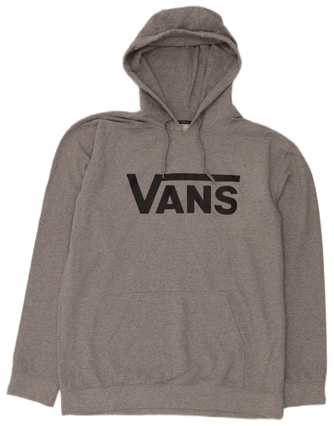 Мужской джемпер с капюшоном с рисунком VANS 2XL, серый полиэстер