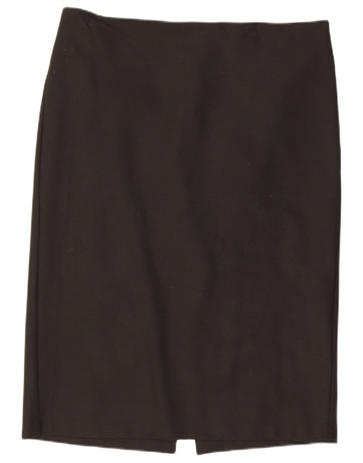 Женская юбка-карандаш Benetton IT 46 Large W32, черный полиэстер