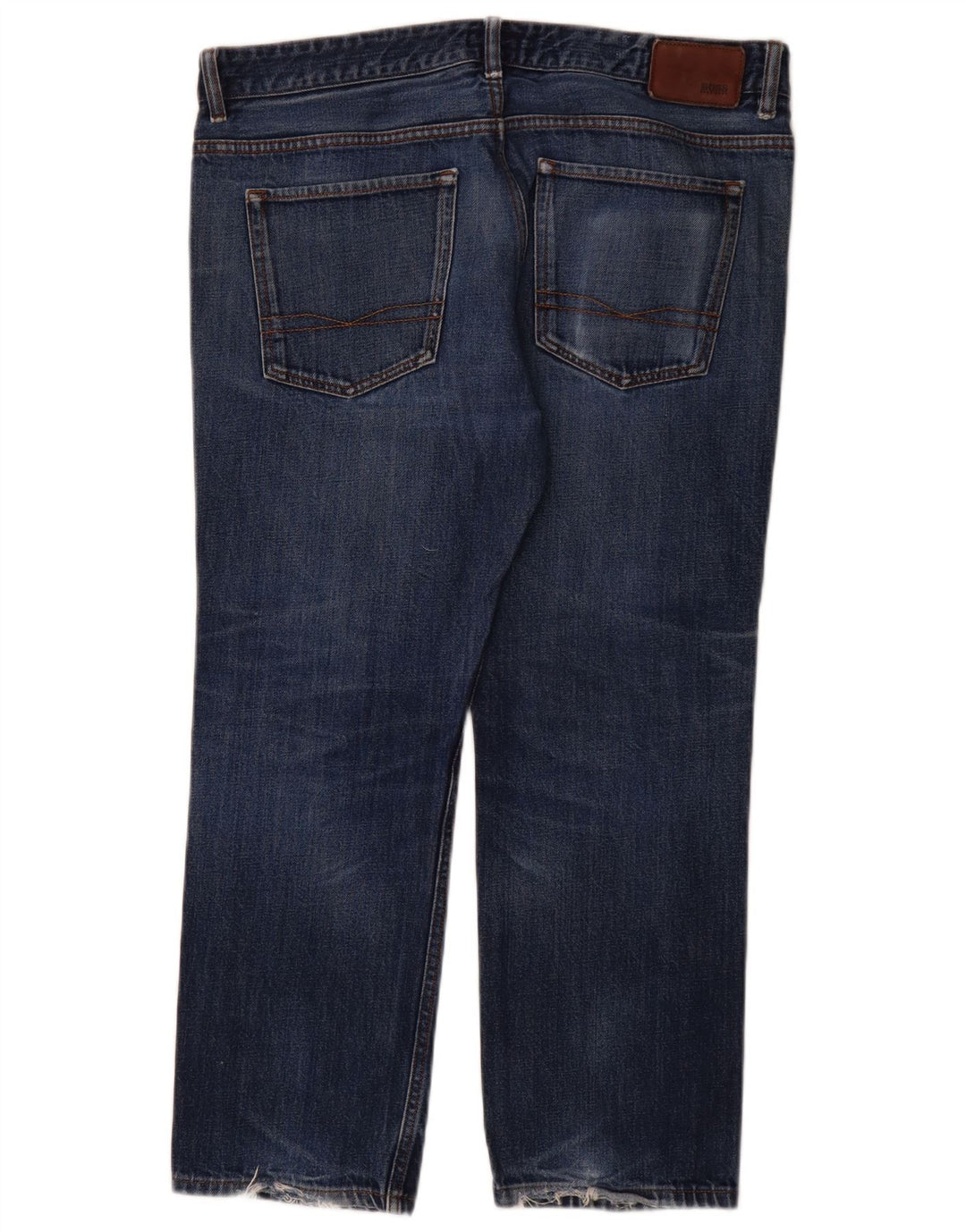 Мужские прямые джинсы Hugo Boss W36 L28 синие, хлопок