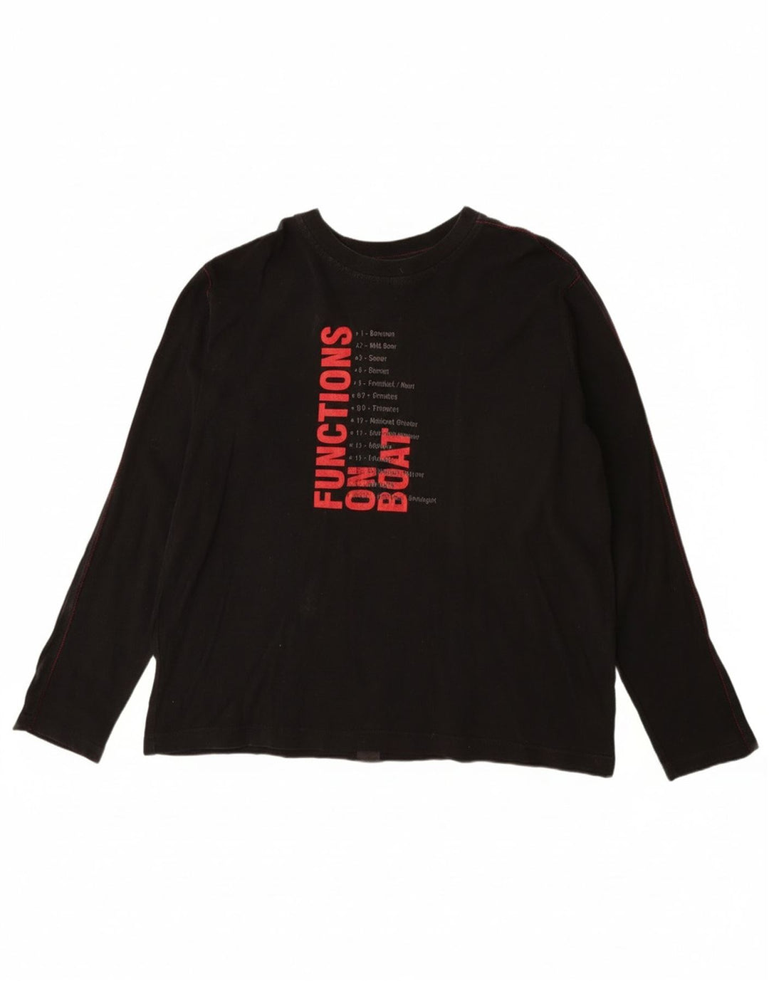 Мужской топ с рисунком Murphy & Nye, длинный рукав, 2XL, черный хлопок