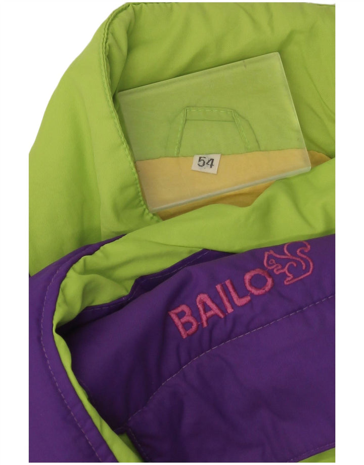 Мужская лыжная куртка Bailo IT 54 2XL зеленая с цветными блоками