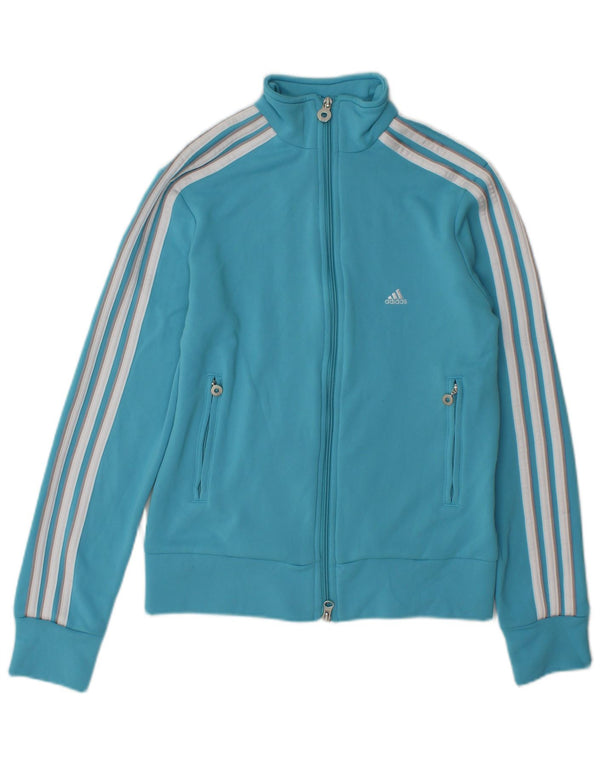 Женский спортивный костюм Adidas Top Jacket UK 12, средний синий полиэстер