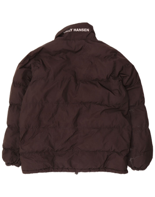 Мужская стеганая куртка HELLY HANSEN UK 40, большая черная с цветными блоками