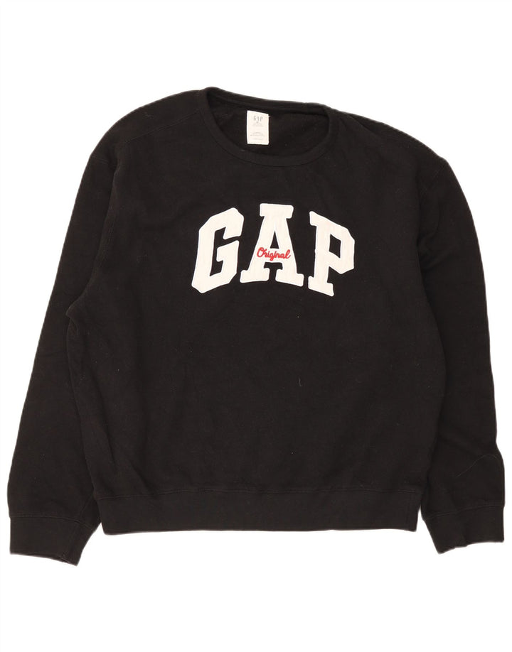 Мужской свитшот с рисунком Gap XL, черный хлопок