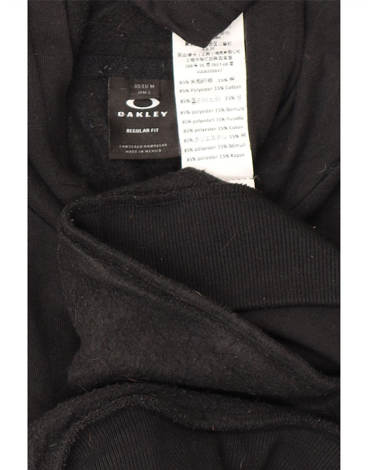 OAKLEY Мужской джемпер с капюшоном стандартного кроя, средний черный, полиэстер