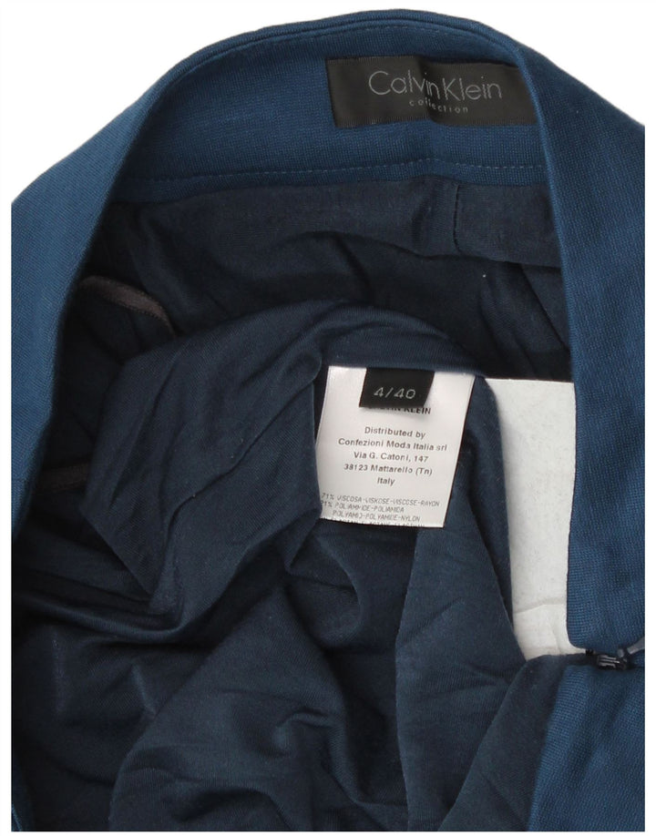 Женская мини-юбка Calvin Klein US 4 Small W28 Синяя вискоза