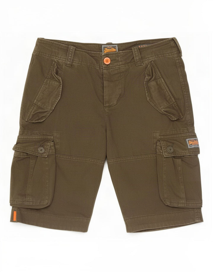 Мужские шорты карго Superdry Small W31, цвет хаки, хлопок