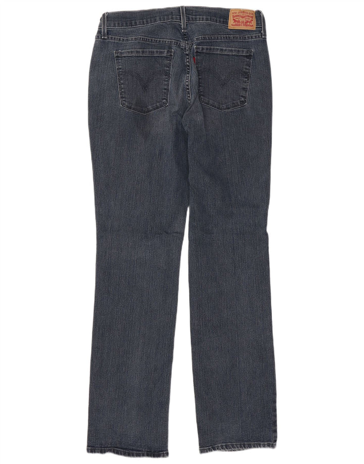 Женские прямые джинсы LEVI'S 505 США 8 Средний W29 L32 Темно-синий хлопок