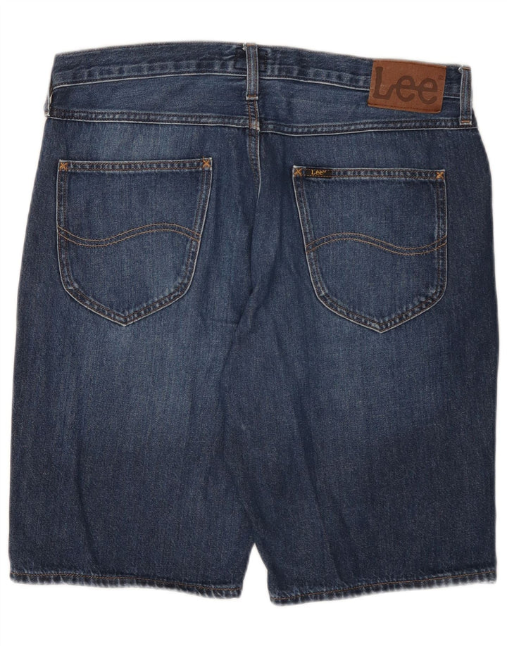 Мужские джинсовые шорты Lee W34, большие синие, хлопок