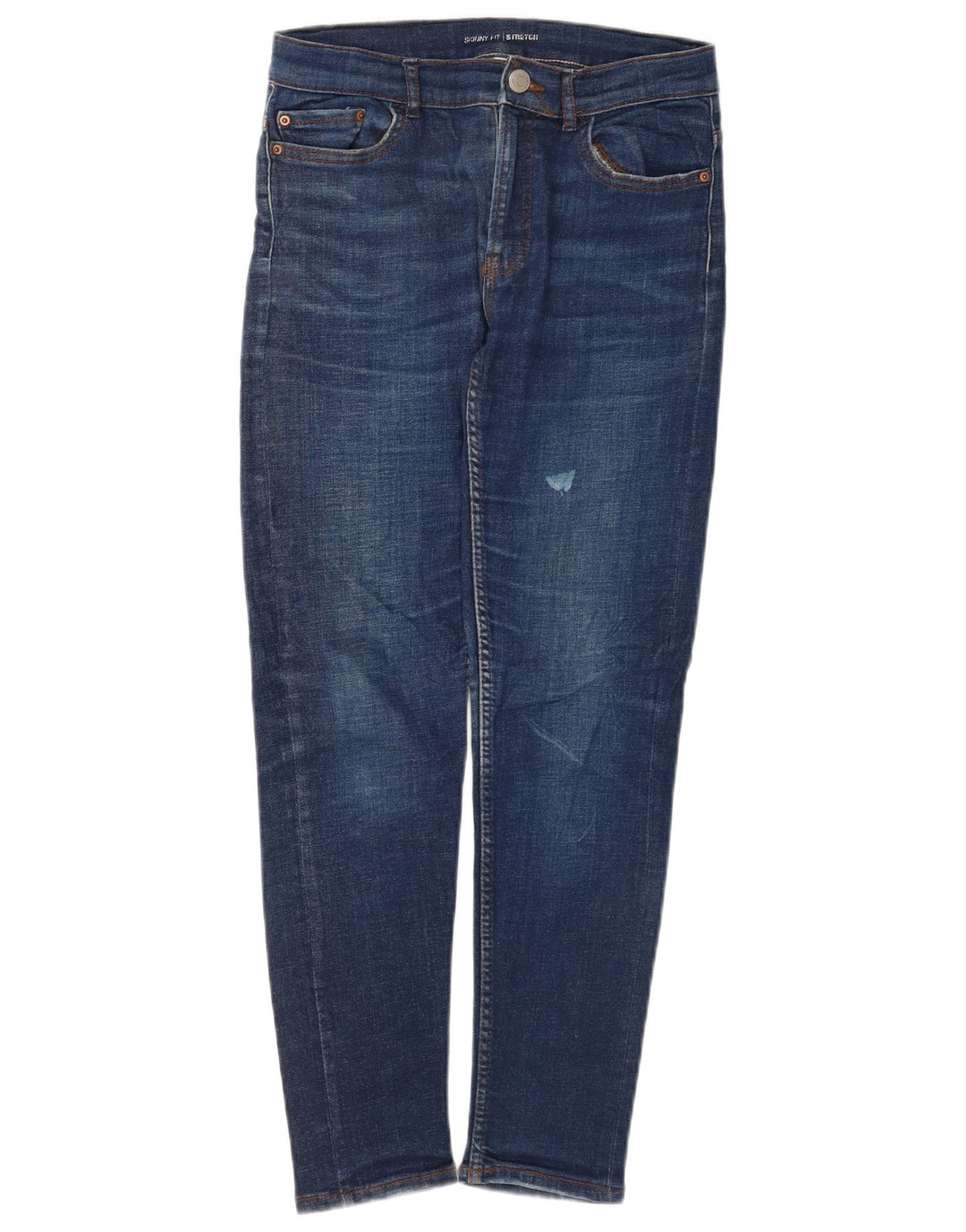 Женские джинсы скинни Zara W28 L26 синие