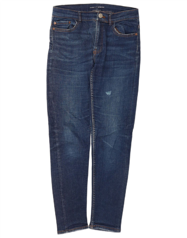 Женские джинсы скинни Zara W28 L26 синие