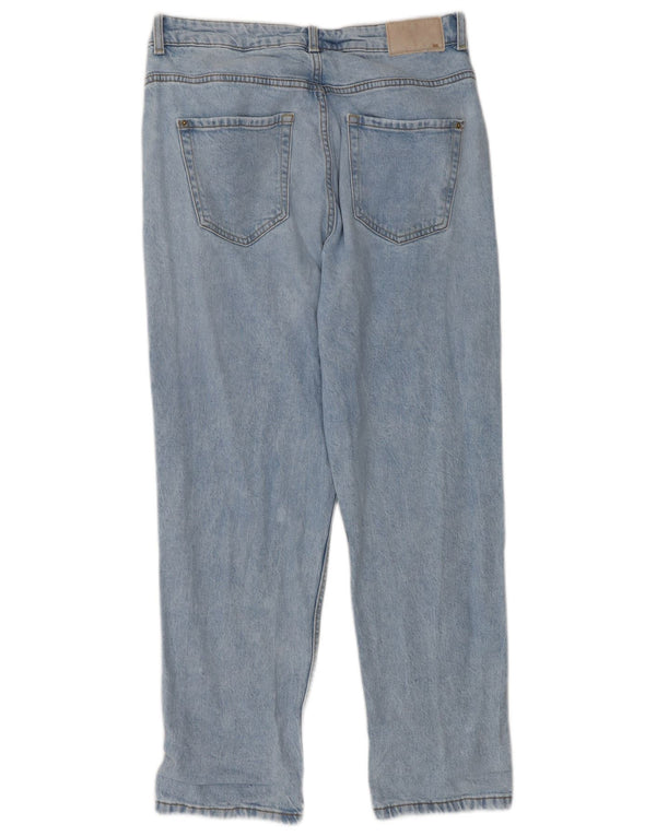 Женские зауженные джинсы Zara EU 42, большие W32 L27, синие, хлопок