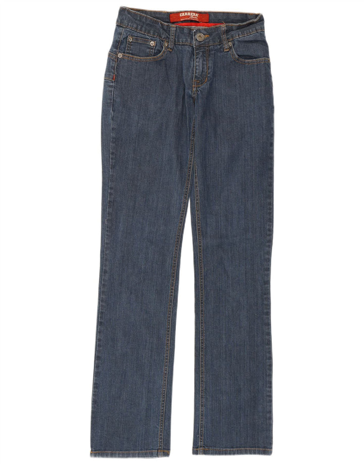 CARRERA Женские прямые джинсы IT 42 Medium W28 L33 Синий хлопок