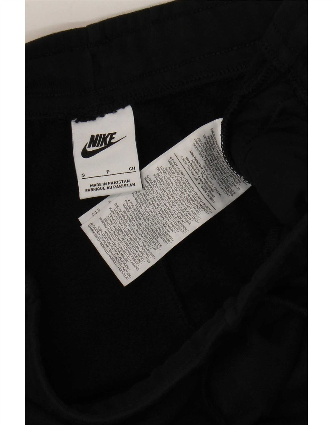 Мужские спортивные брюки Nike, маленькие черные хлопковые брюки для бега