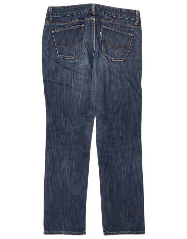 Женские прямые джинсы Levi's 552 со средней посадкой, США 6, средний размер W28 L30, синий хлопок
