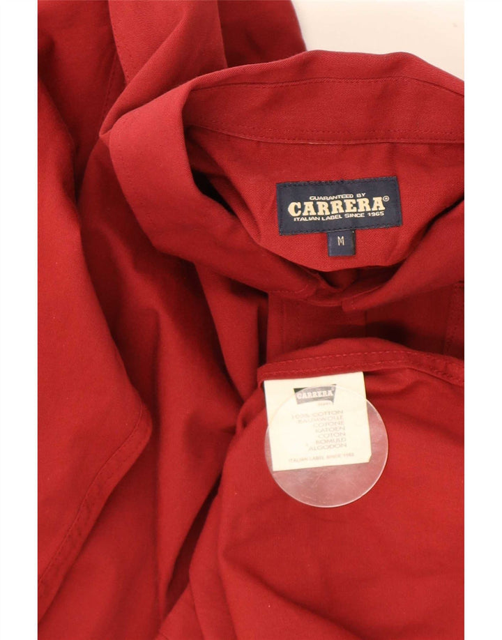 Мужская рубашка Carrera среднего красного цвета из хлопка