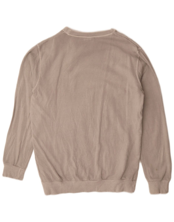 Fila Mens Sweatshirt Jumper Small Grey Cotton