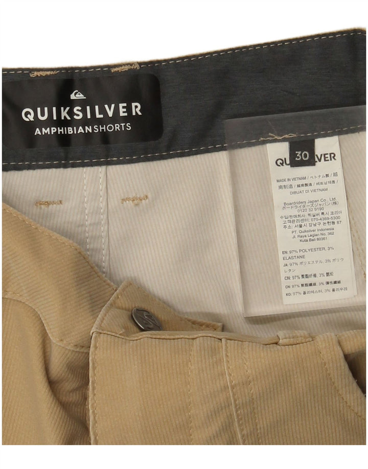 Мужские повседневные шорты-амфибия Quiksilver W30, средний, бежевый, полиэстер