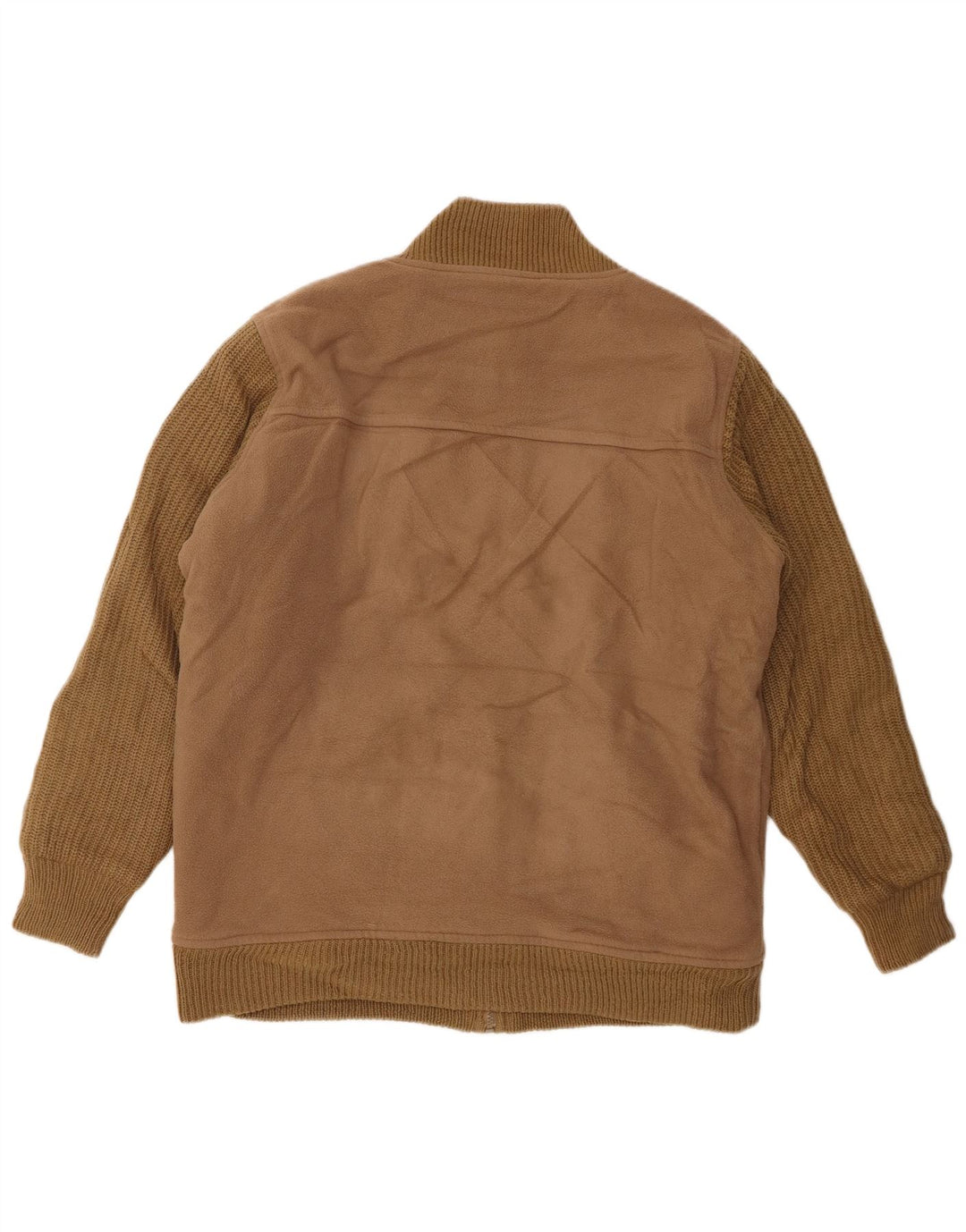 Мужская куртка-бомбер свободного кроя James Pringle, Великобритания 36, маленький коричневый полиэстер