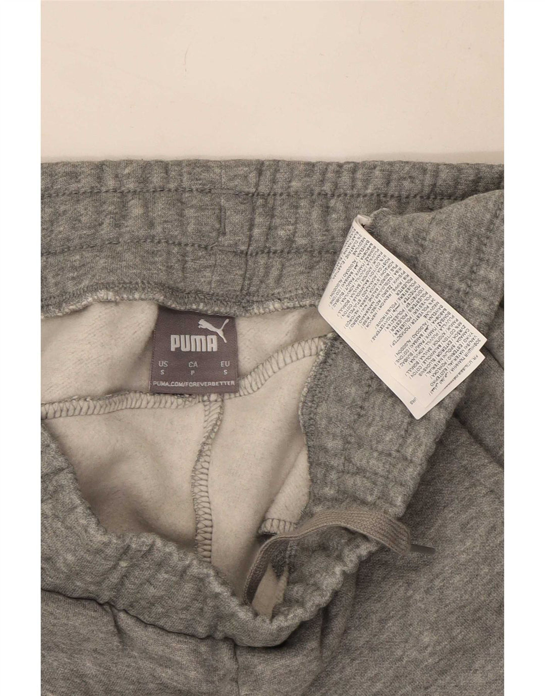 Мужские спортивные брюки Puma, джоггеры, маленькие серые, хлопок
