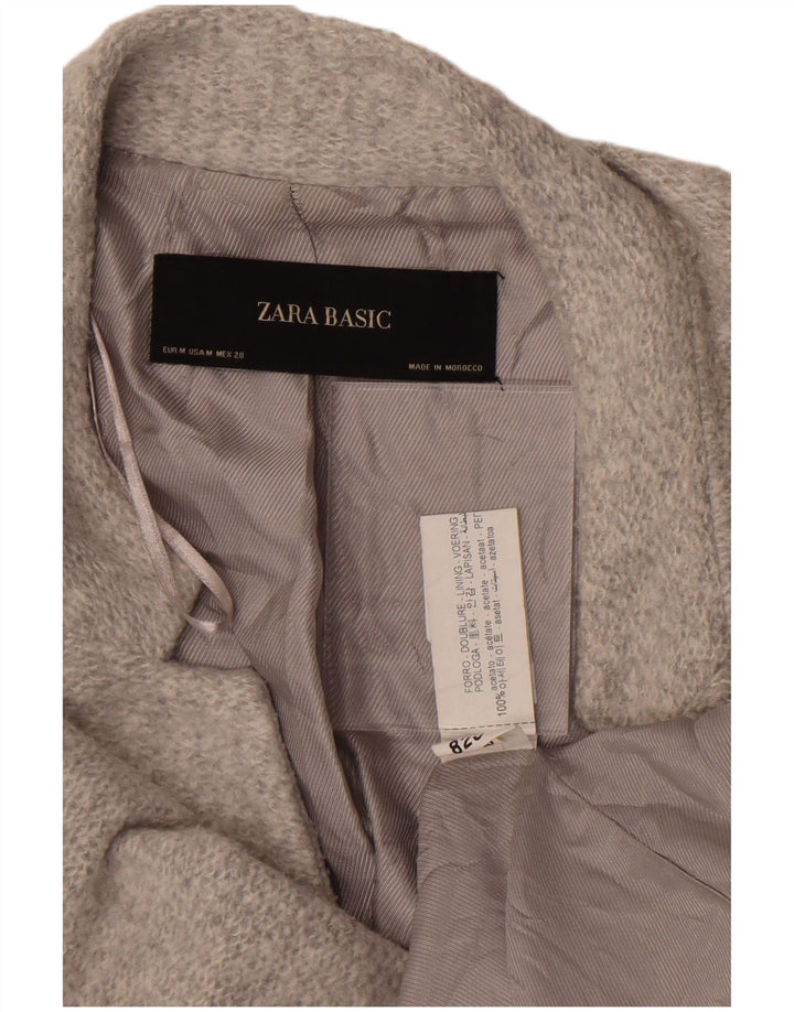 Женское открытое пальто Zara UK 12, средний серый