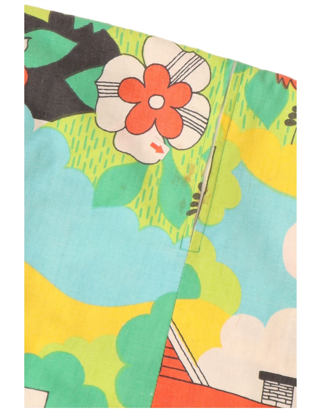 ВИНТАЖНОЕ базовое женское платье IT 42, новинка среднего размера с разноцветным цветочным принтом