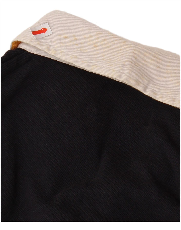 KAPPA Мужская рубашка-поло для регби с длинным рукавом XL, темно-синяя, с цветными блоками