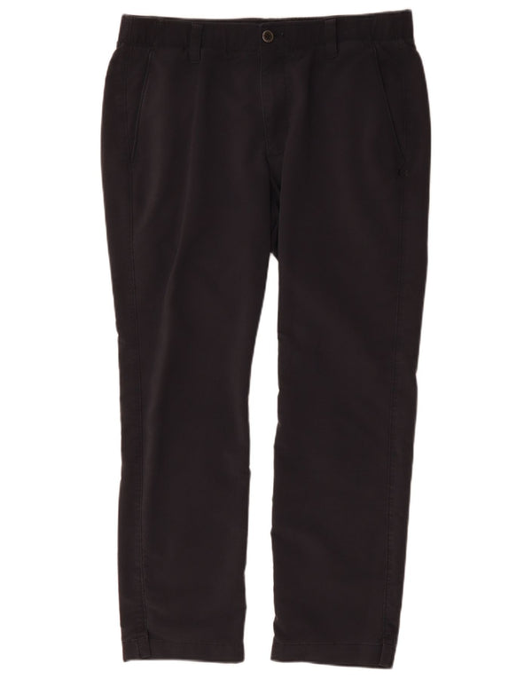 Under Armour Mens Straight Chino Trousers W36 L30 Navy Blue Nylon