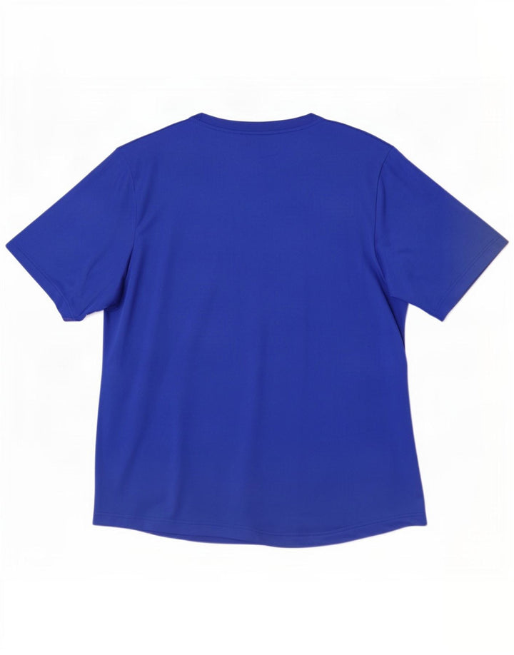 Adidas Мужская футболка Climalite Top XL Синяя полиэстер