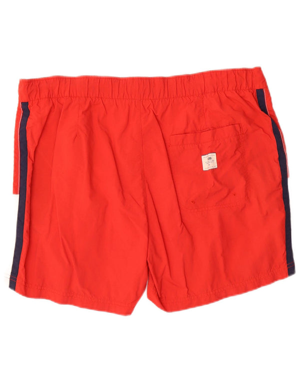 Мужские шорты для плавания с рисунком Tommy Hilfiger, большие красные