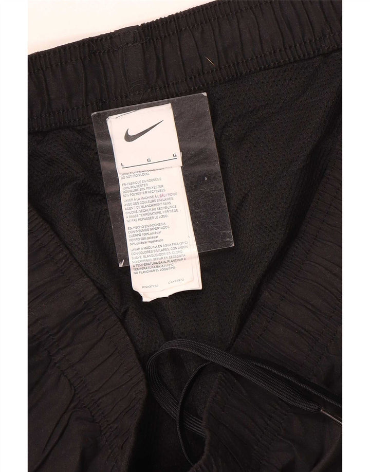 Мужские спортивные шорты Nike, большие черные, полиэстер