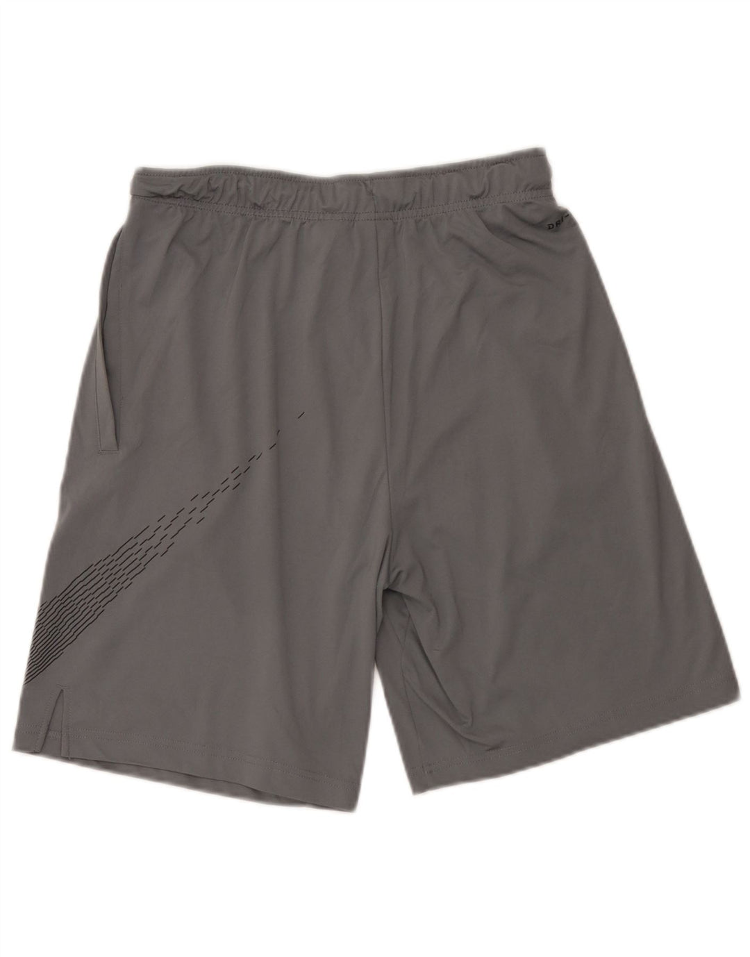 Мужские спортивные шорты Nike Dri Fit с графикой, средний серый полиэстер