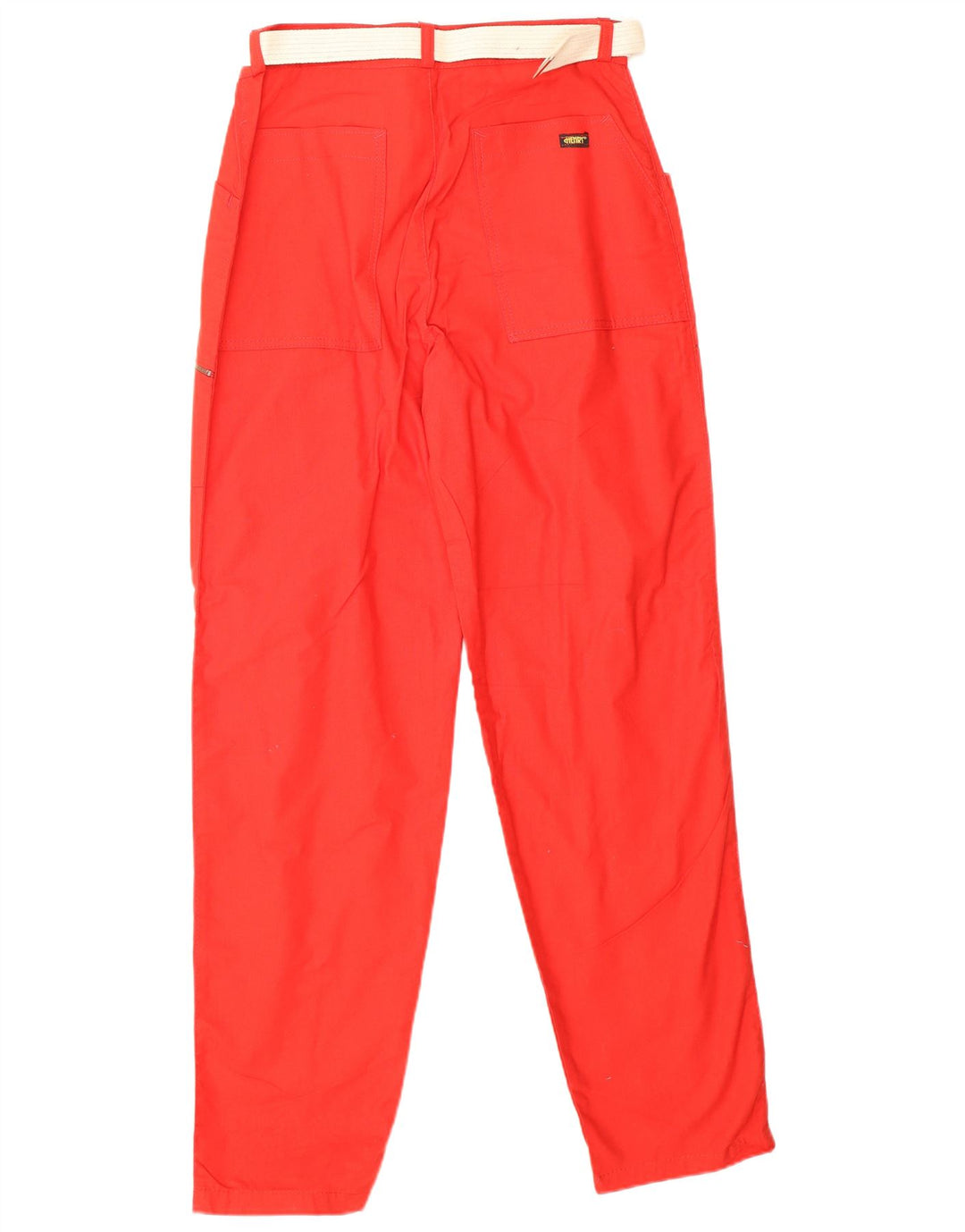 ВИНТАЖНЫЕ женские брюки карго с высокой талией IT 46, большие W28 L31, красный хлопок