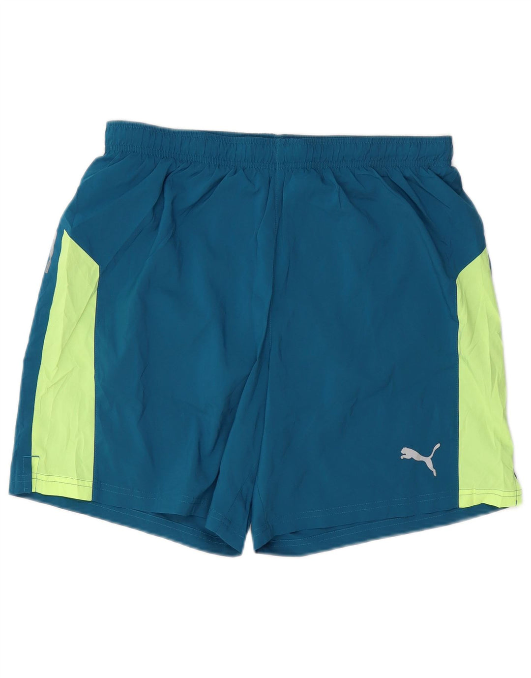 Мужские спортивные шорты PUMA, большие синие цветные блоки