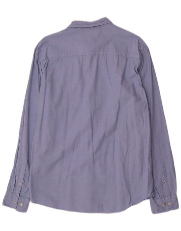 Мужская рубашка Jack & Jones XL, синяя, хлопок
