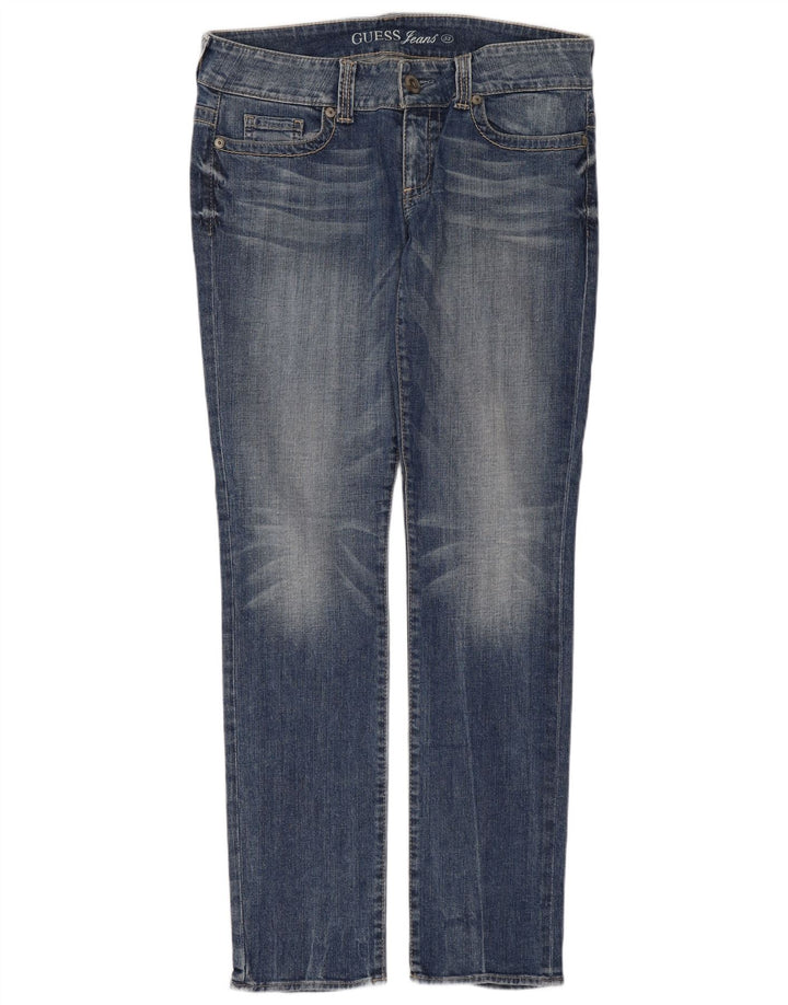 Мужские узкие джинсы Guess W33 L32, синий хлопок