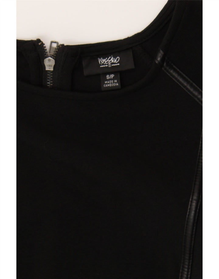 MOSSIMO Womens Bodycon Dress UK 8 Small Black Polyester Vintage Mossimo and Second-Hand Mossimo from Messina Hembry 