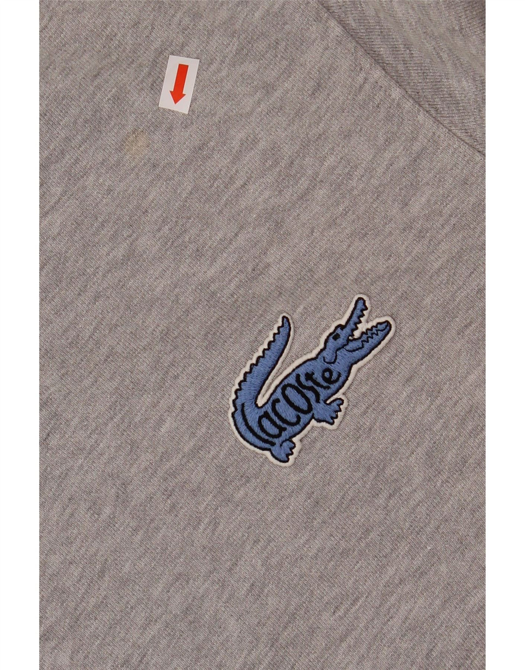 Мужской джемпер с капюшоном LACOSTE, размер 4, средний серый, хлопок