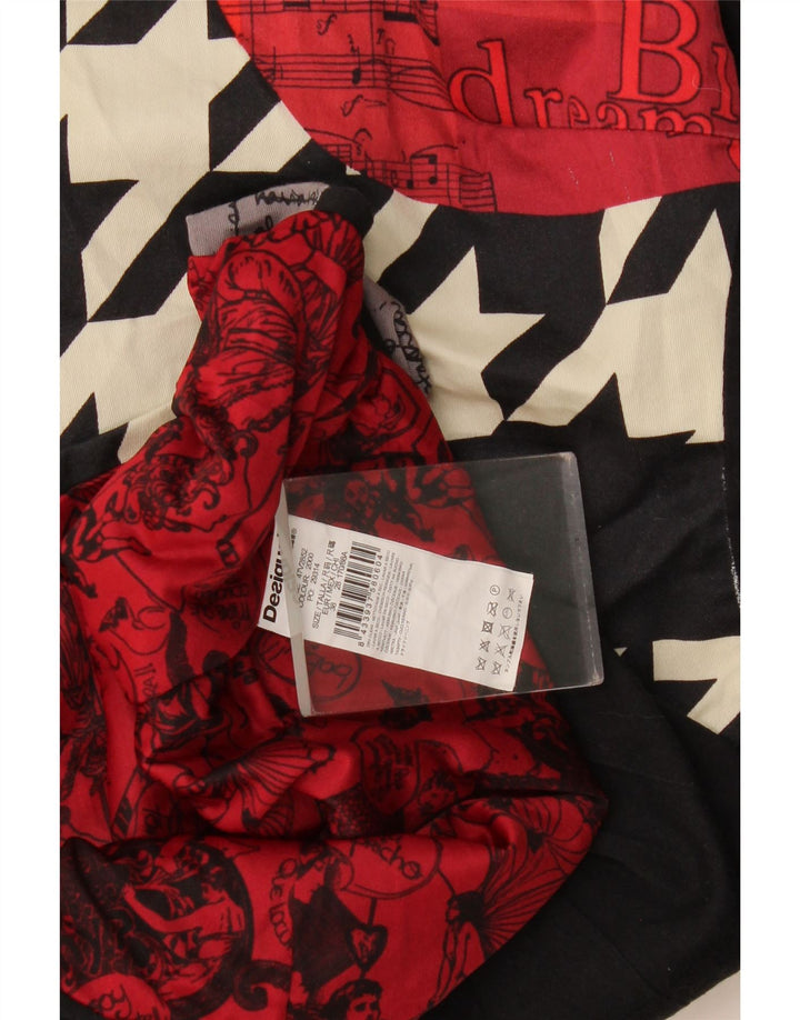 Женское платье-футляр с рисунком Desigual EU 38, среднее, разноцветное, в стиле пэчворк