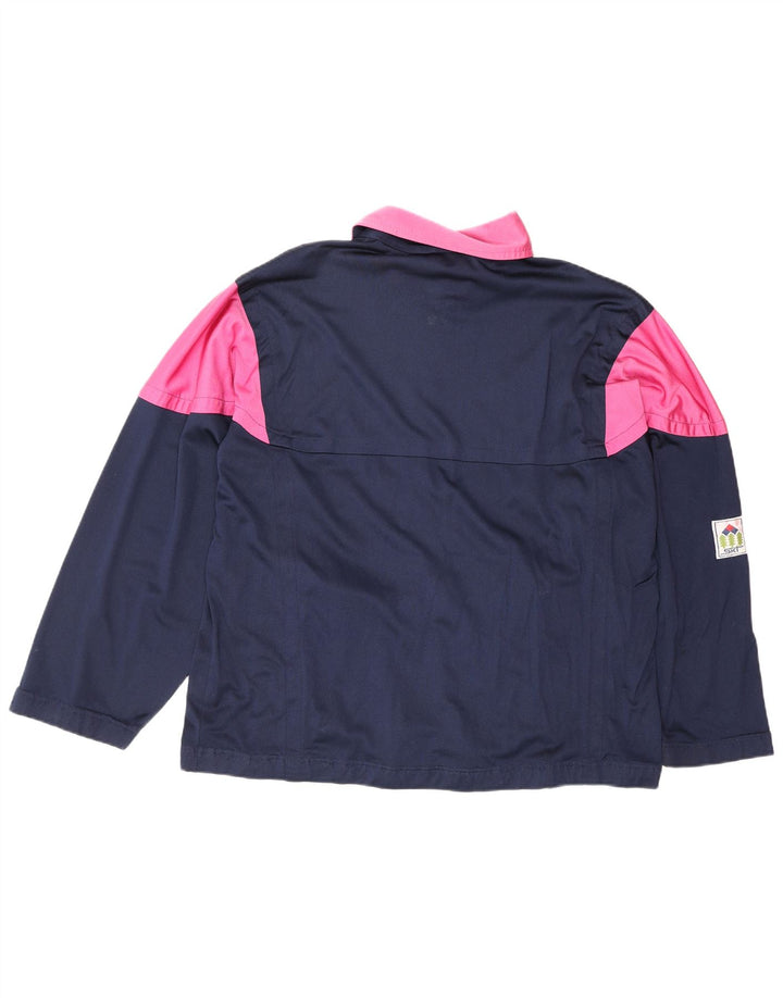 SERGIO TACCHINI Мужская спортивная куртка с графическим рисунком, маленькая темно-синяя куртка