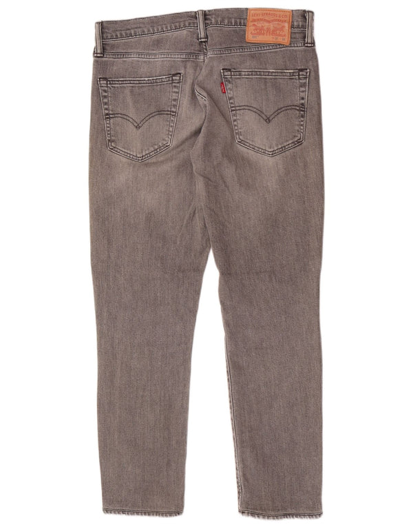 Мужские зауженные джинсы Levi's 511 W31 L27 серые, хлопок