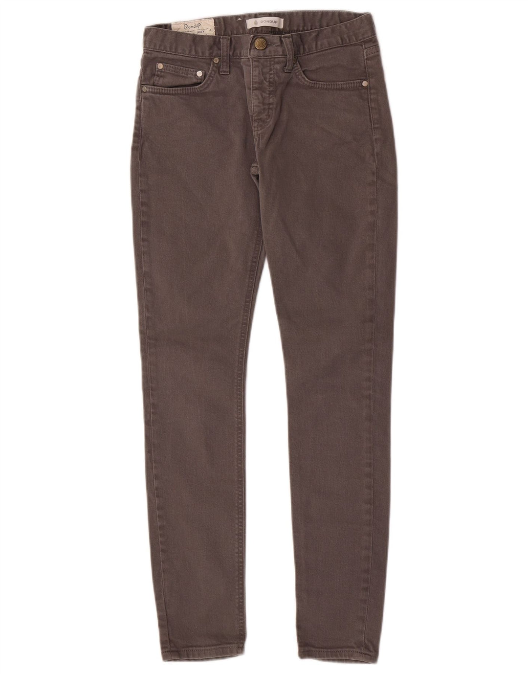 Женские джинсы скинни Dondup W25 L29 серые, хлопок