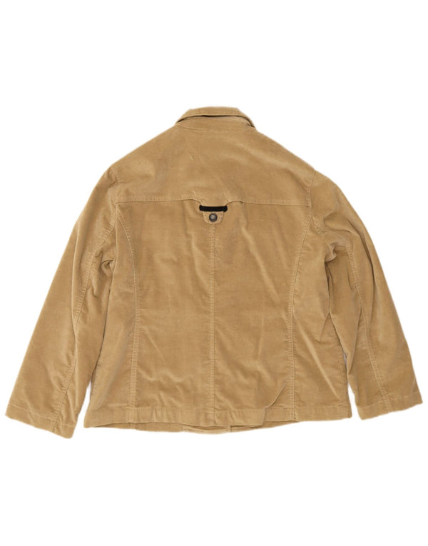 Женская куртка Krizia UK 16, большая, бежевый, хлопок