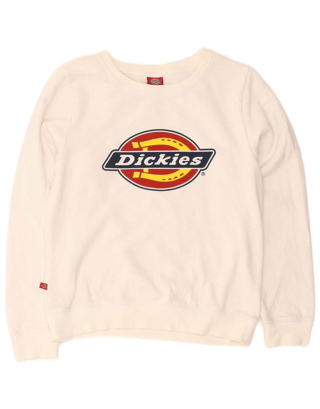 Свитшот с рисунком Dickies для мальчиков, 11–12 лет, белый хлопок