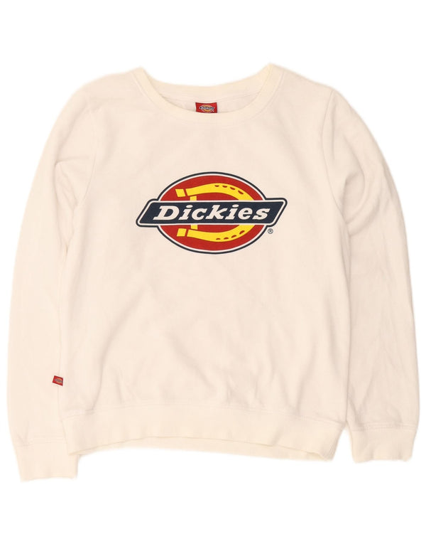 Свитшот с рисунком Dickies для мальчиков, 11–12 лет, белый хлопок