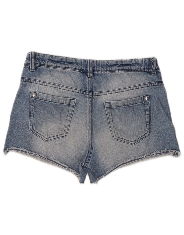 Женские джинсовые шорты Benetton W26, маленькие синие